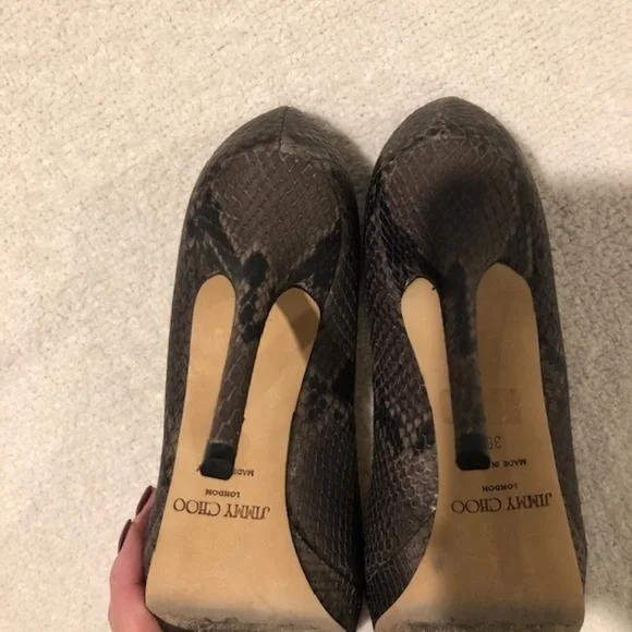 JIMMY CHOO open toe heels size 38